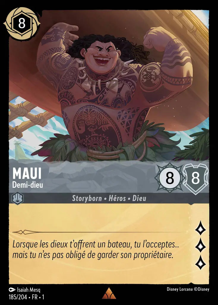 Maui - Demi-dieu (185/204) - Rare - Cold Foil