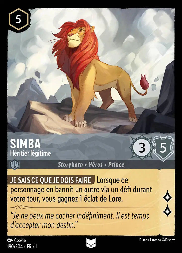 Simba - Héritier légitime (190/204) - Inhabituelle