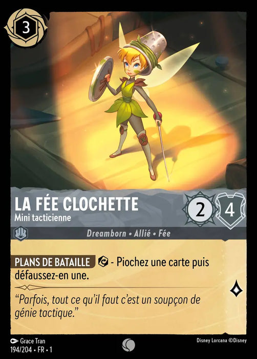 La fée Clochette - Mini tacticienne (194/204) - Commune - Cold Foil