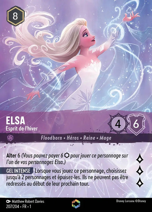 Elsa - Esprit de l'hiver (Enchantée) (207/204) - Enchantée - Holofoil