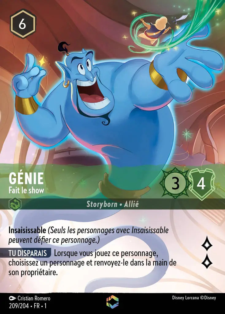 Génie - Fait le show (Enchantée) (209/204) - Enchantée - Holofoil