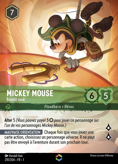 Mickey Mouse - Bandit rusé (Enchantée) (210/204) - Enchantée - Holofoil