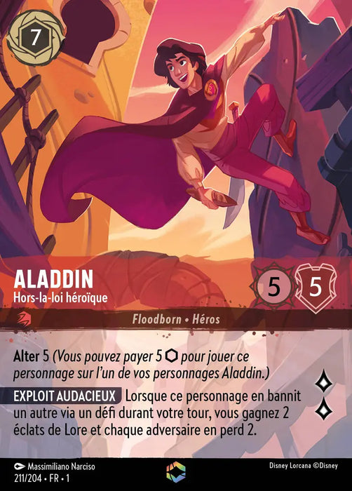 Aladdin - Hors-la-loi héroïque (Enchantée) (211/204) - Enchantée - Holofoil