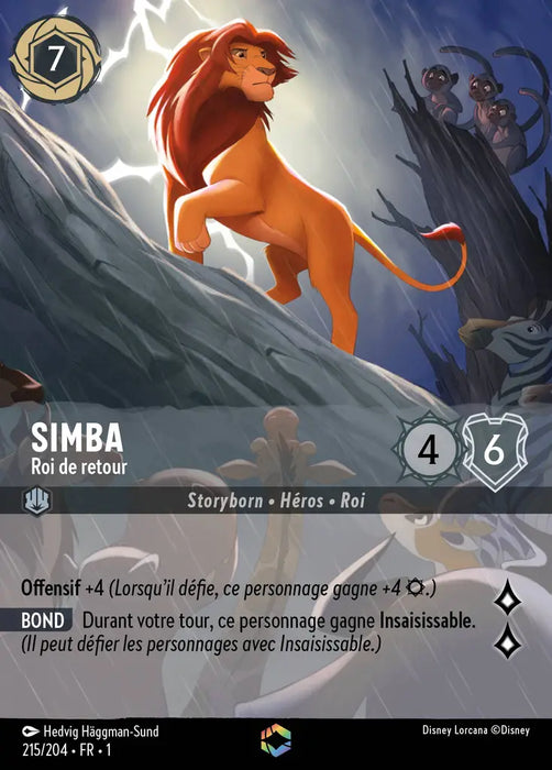 Simba - Roi de retour (Enchantée) (215/204) - Enchantée - Holofoil