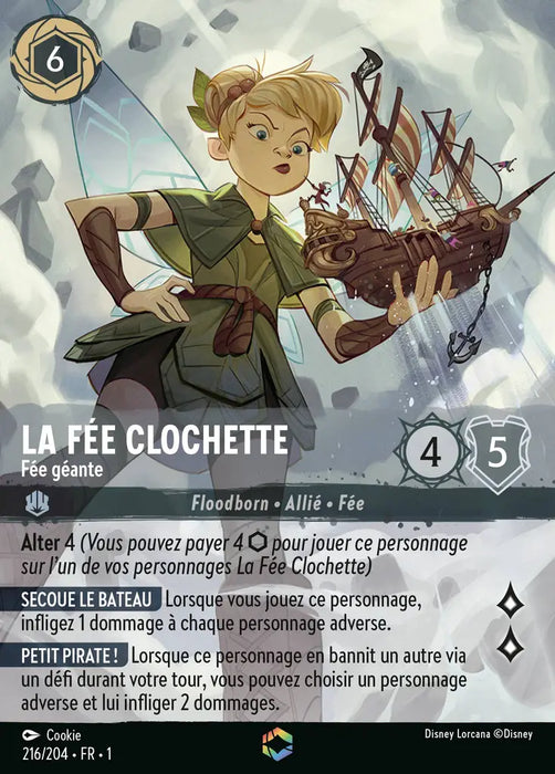 La fée Clochette - Fée géante (Enchantée) (216/204) - Enchantée - Holofoil