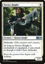 Novice Knight (M19-030) - uncommon - Foil