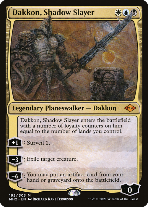 Dakkon, Shadow Slayer (MH2-192) - mythic - Foil