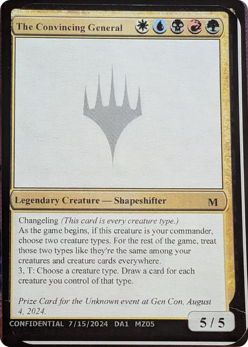 The Convincing General (UNK-MZ05A) - mythic