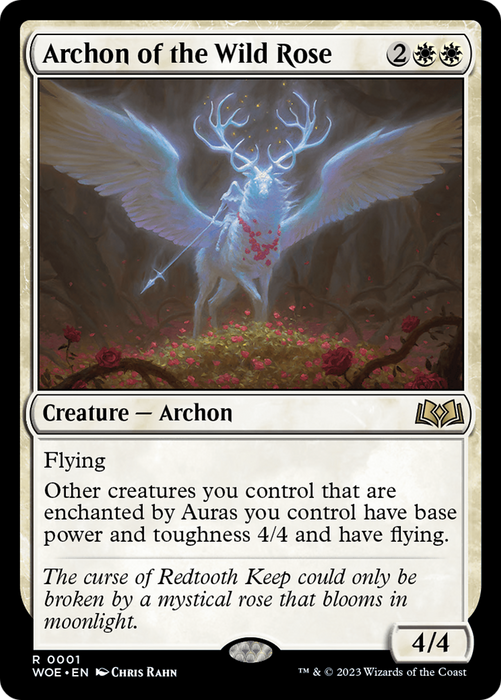 Archon of the Wild Rose (WOE-001) - rare - Foil