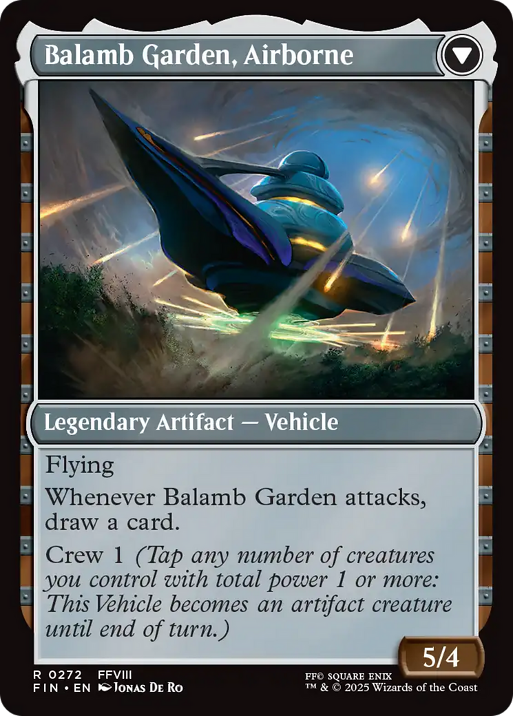 Balamb Garden, SeeD Academy // Balamb Garden, Airborne (FIN-272) - rare