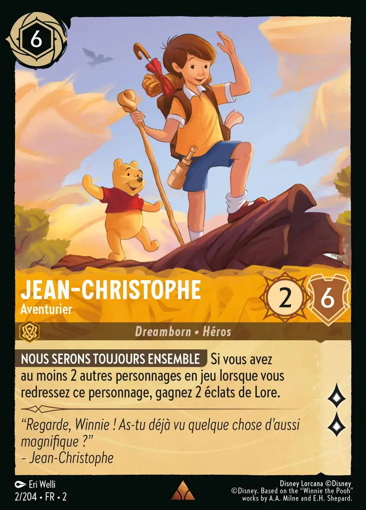 Jean-Christophe - Aventurier (2/204) - Rare - Cold Foil