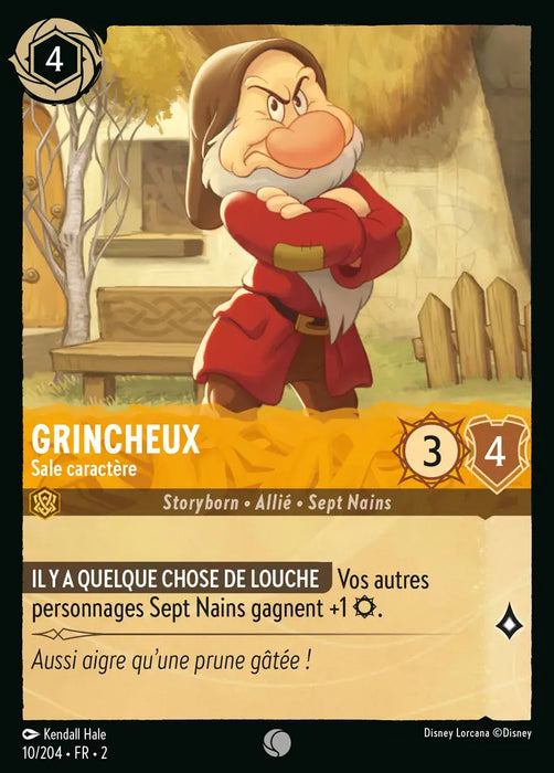 Grincheux - Sale caractère (10/204) - Commune - Cold Foil