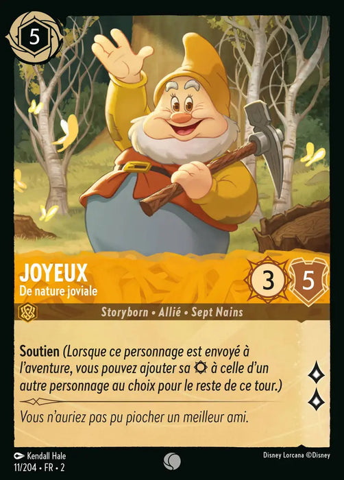Joyeux - De nature joviale (11/204) - Commune - Cold Foil