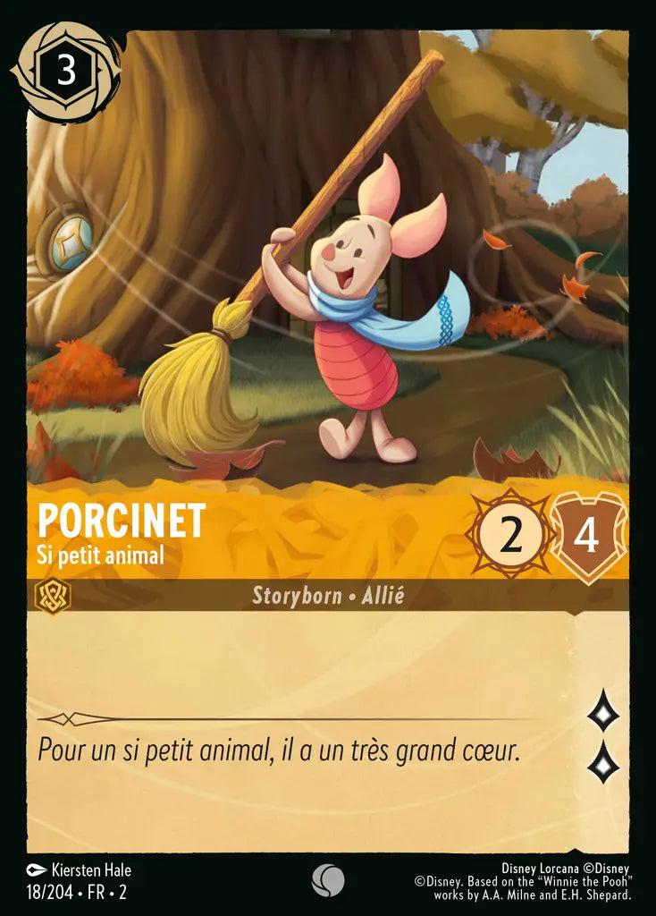 Porcinet - Si petit animal (18/204) - Commune - Cold Foil