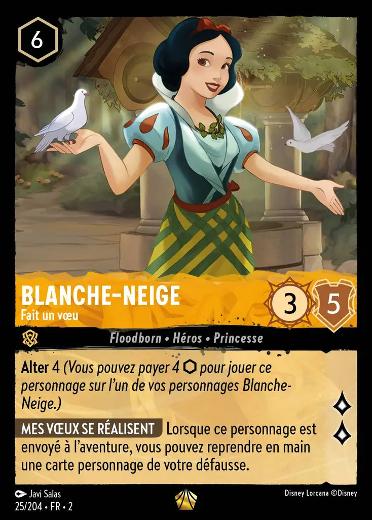 Blance-Neige - Fait un voeu (25/204) - Légendaire - Cold Foil