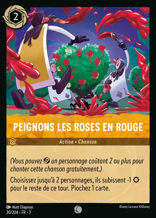 Peignons les roses en rouge (30/204) - Commune - Cold Foil