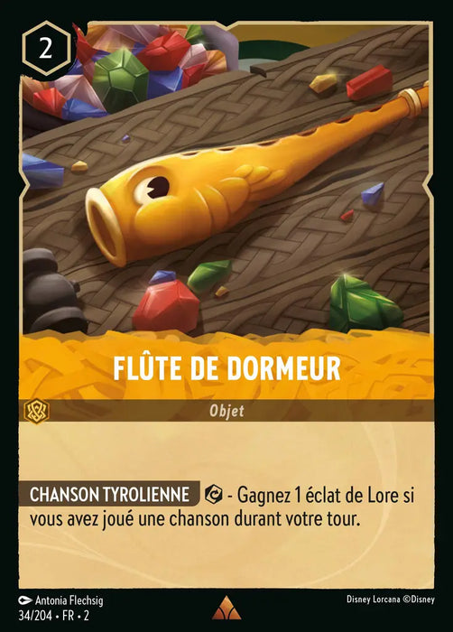 Flûte de dormeur (34/204) - Rare - Cold Foil