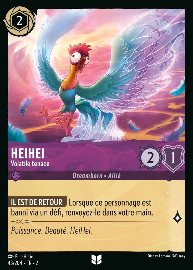 HeiHei - Volatile tenace (43/204) - Inhabituelle - Cold Foil