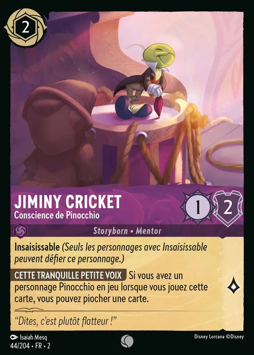 Jiminy Cricket - Conscience de Pinocchio (44/204) - Commune - Cold Foil