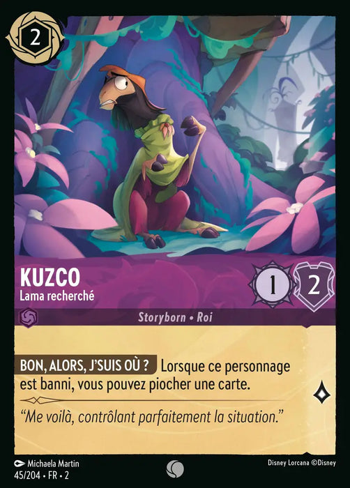 Kuzco - Lama recherché (45/204) - Commune - Cold Foil