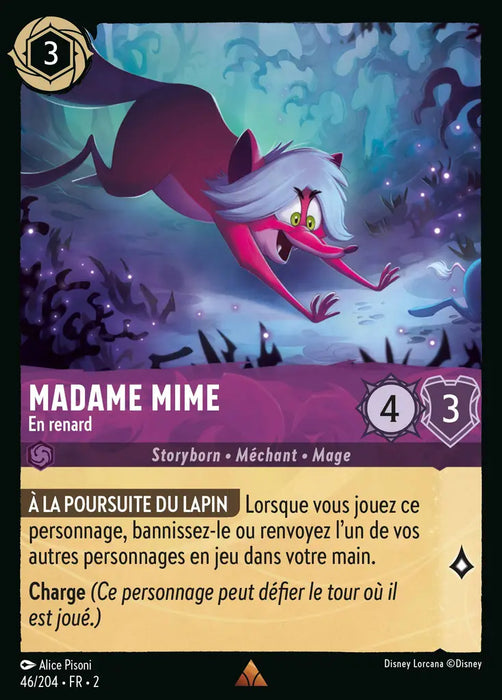 Madame Mime - En renard (46/204) - Rare