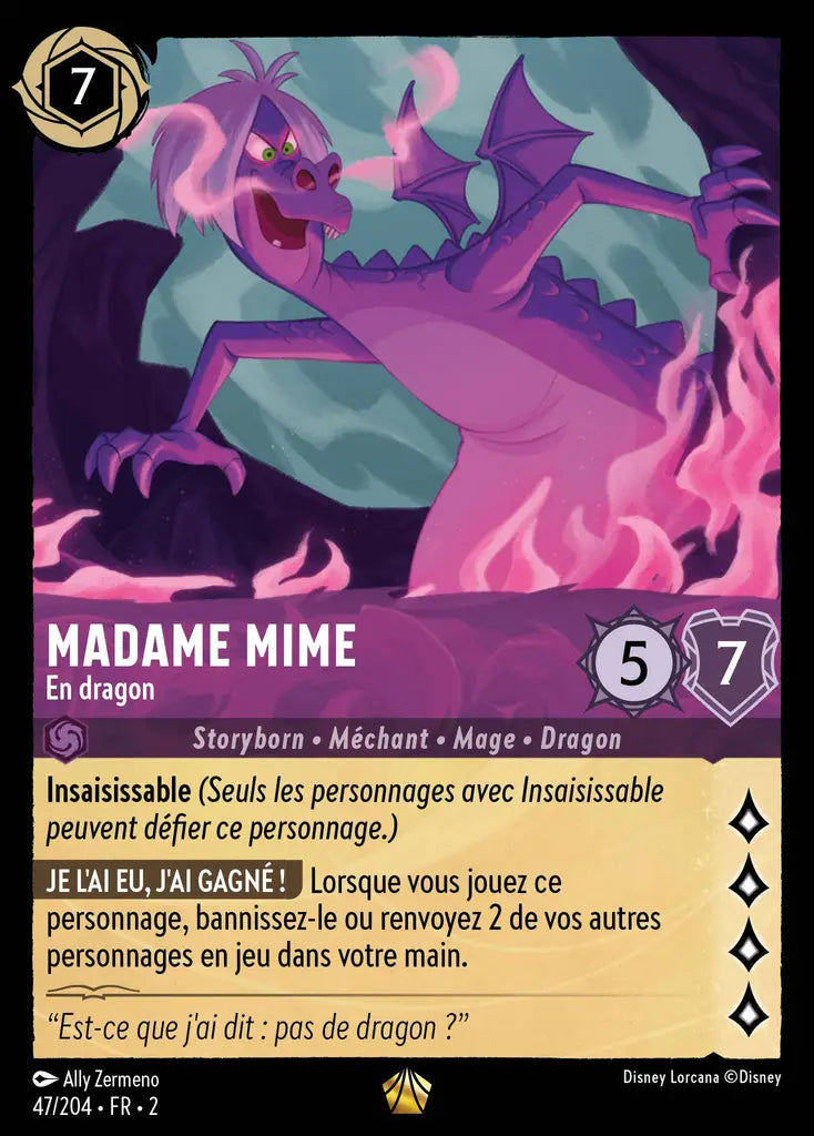 Madame Mime - En dragon (47/204) - Légendaire - Cold Foil