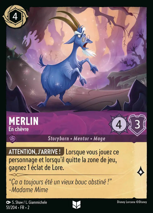 Merlin - En chèvre (51/204) - Inhabituelle