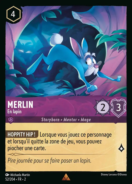 Merlin - En lapin (52/204) - Rare