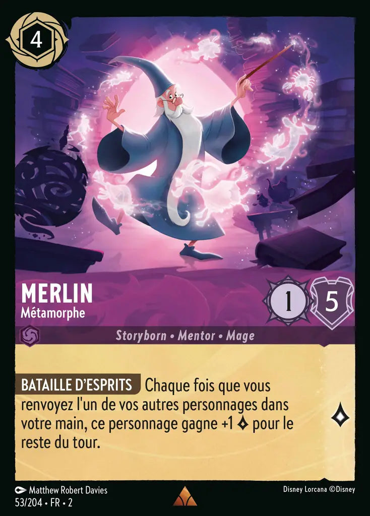 Merlin - Métamorphe (53/204) - Rare - Cold Foil