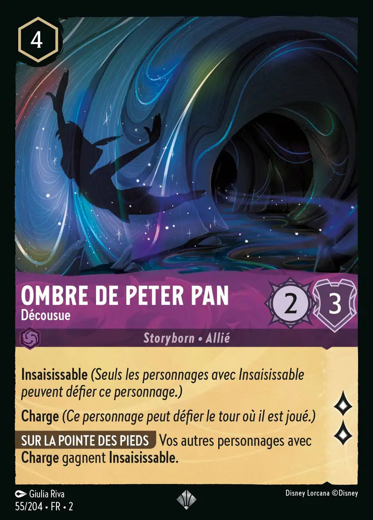 Ombre de Peter Pan - Décousue (55/204) - Très Rare