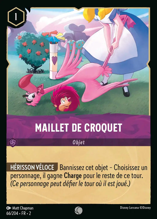 Maillet de croquet (66/204) - Commune