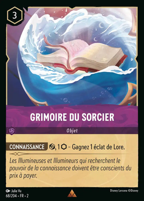 Grimoire du sorcier (68/204) - Rare - Cold Foil