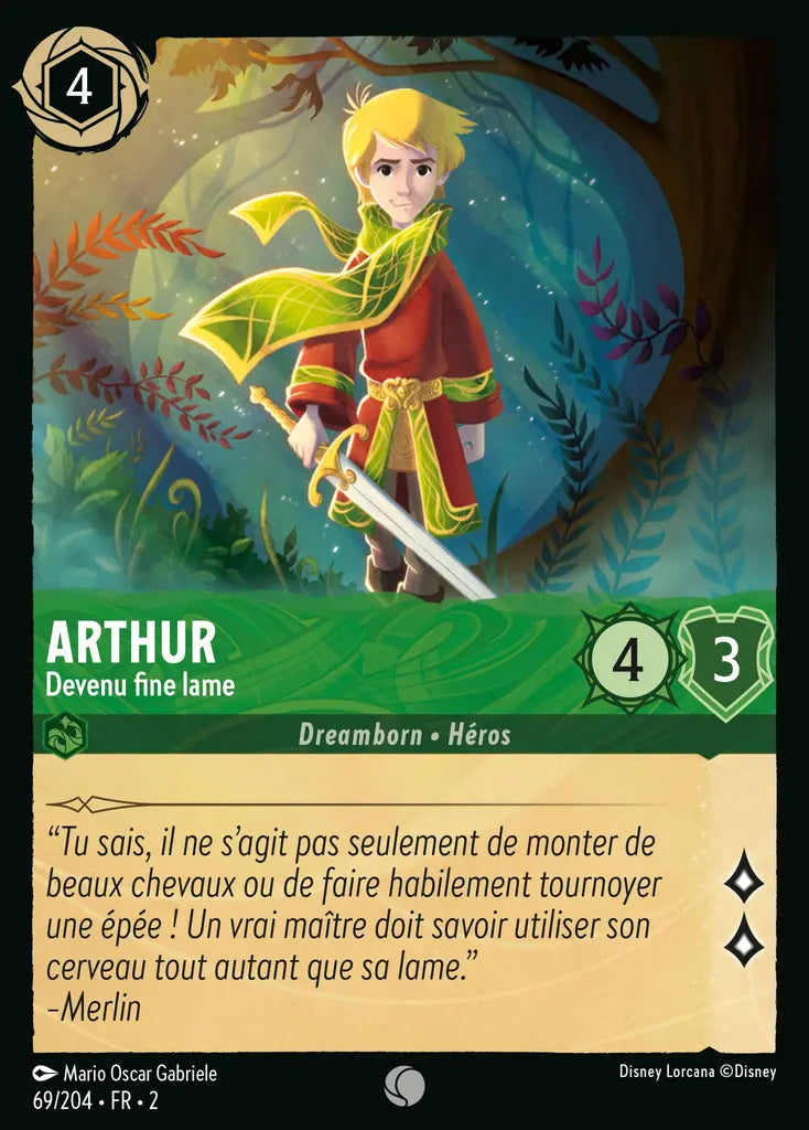 Arthur - Devenu fine lame (69/204) - Commune - Cold Foil
