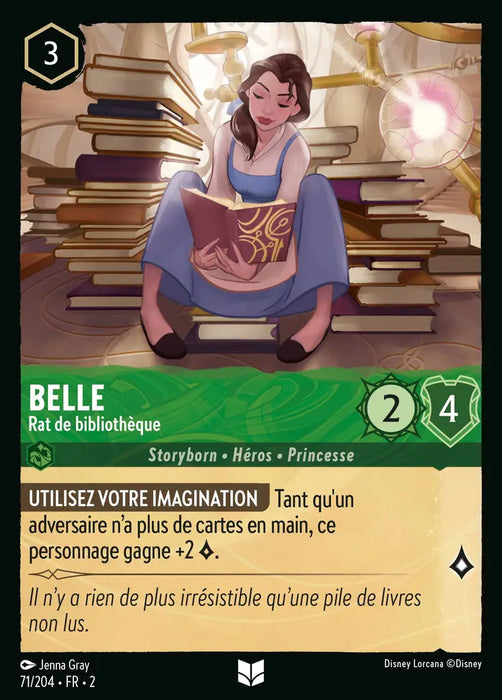 Belle - Rat de bibliothèque (71/204) - Inhabituelle - Cold Foil