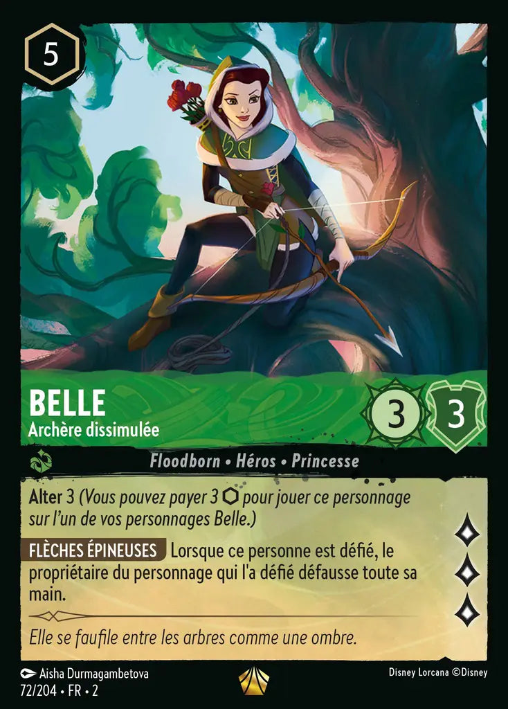 Belle - Archère dissimulée (72/204) - Légendaire