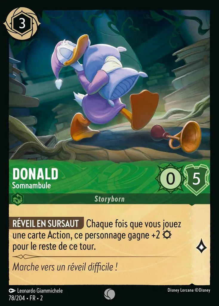 Donald - Somnambule (78/204) - Commune - Cold Foil