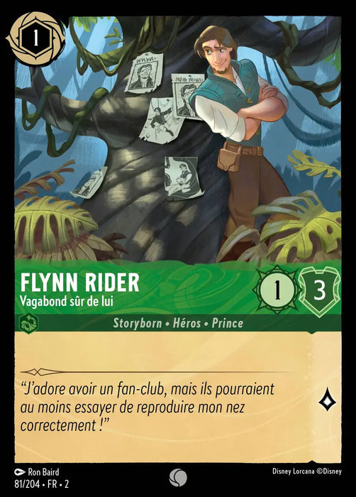 Flynn Rider - Vagabond sûr de lui (81/204) - Commune - Cold Foil