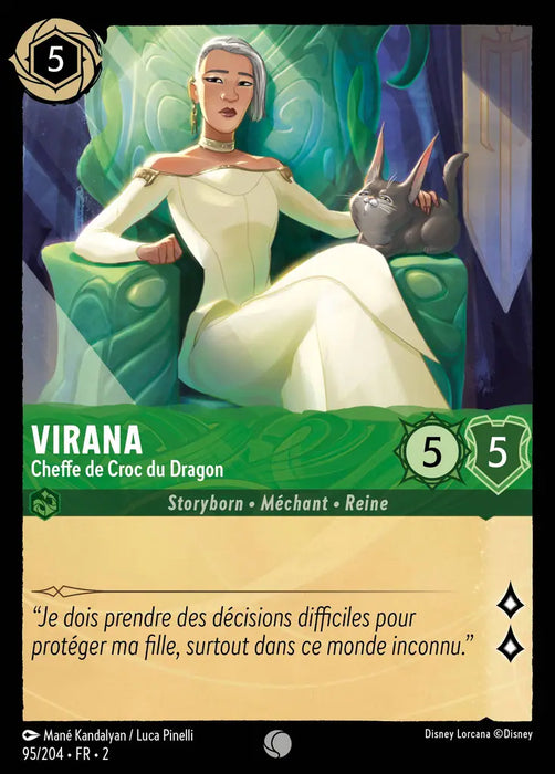 Virana - Cheffe de Croc du Dragon (95/204) - Commune - Cold Foil