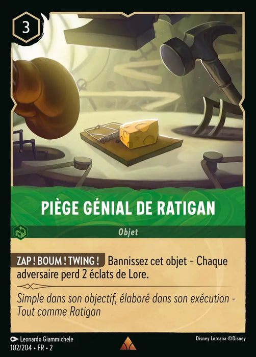 Piège génial de Ratigan (102/204) - Rare