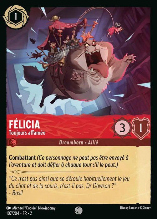 Félicia - Toujours affamée (107/204) - Commune - Cold Foil