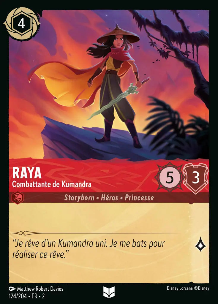 Raya - Combattante de Kumandra (124/204) - Inhabituelle - Cold Foil