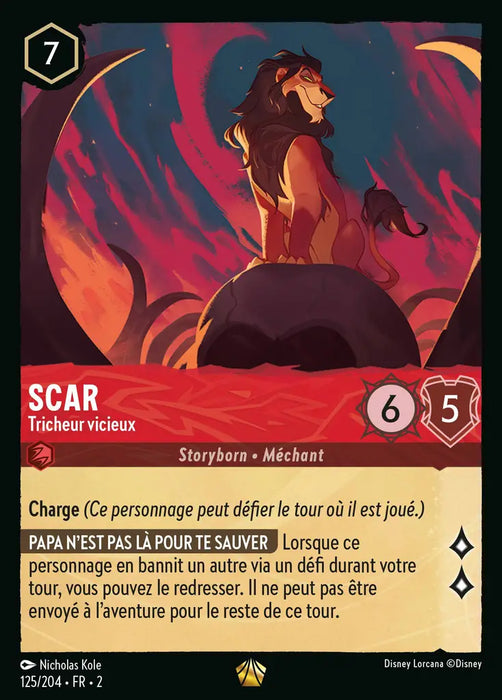 Scar - Tricheur vicieux (125/204) - Légendaire
