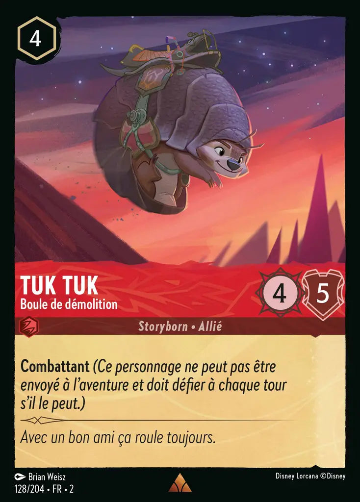Tuk Tuk - Boule de démolition (128/204) - Rare - Cold Foil