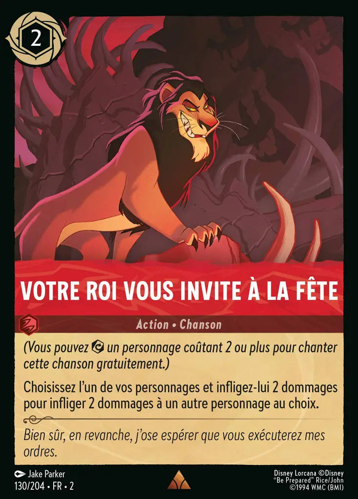 Votre Roi vous Invite à la Fête (130/204) - Rare