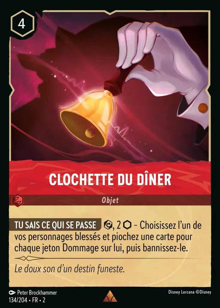 Clochette du dîner (134/204) - Rare - Cold Foil