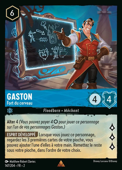Gaston - Fort du cerveau (147/204) - Rare