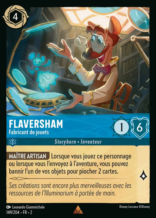 Flaversham - Fabricant de jouets (149/204) - Rare - Cold Foil