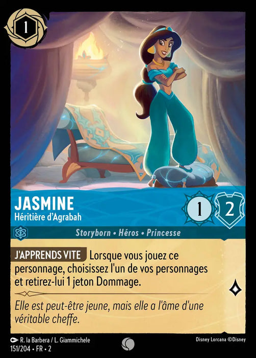 Jasmine - Héritière d'Agrabah (151/204) - Commune - Cold Foil
