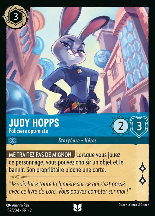 Judy Hopps - Policière optimiste (152/204) - Inhabituelle