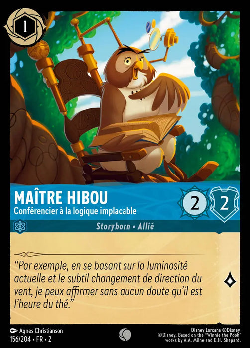 Maître Hibou - Conférencier à la logique implacable (156/204) - Commune - Cold Foil
